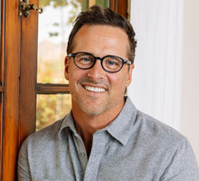 Load image into Gallery viewer, Dawson Navy Horn - Peepers Readers
