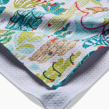 Load image into Gallery viewer, Desert On Holiday Kitchen Tea Towel by Geometry
