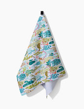 Load image into Gallery viewer, Desert On Holiday Kitchen Tea Towel by Geometry
