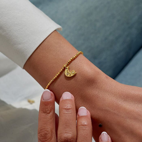 Dolce Vita 'Love You To The Moon And Back' Bracelet In Gold-Tone Plating