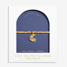 Load image into Gallery viewer, Dolce Vita &#39;Love You To The Moon And Back&#39; Bracelet In Gold-Tone Plating
