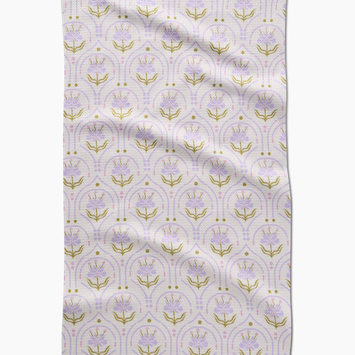 Dome Floral Kitchen Tea Towel by Geometry