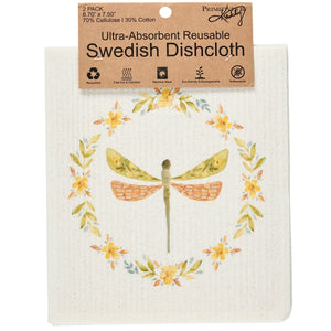 Dragonfly Swedish Dishcloth Set