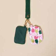 Load image into Gallery viewer, Dynamic Duo Pouch Wristlet–Pickleball Party
