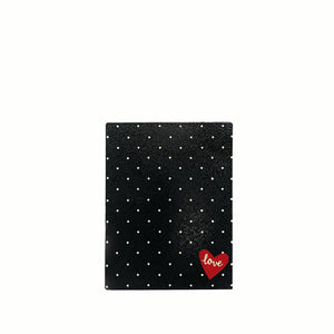 Easel w/ Kickstand, Black w/ White Dots, Magnetic Home Decor