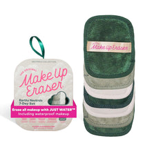 Load image into Gallery viewer, Eat Your Greens 7-Day Set of MakeUp Erasers
