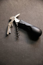 Load image into Gallery viewer, Ergonomic Silicone Handled Corkscrew | Wine Opener - Black
