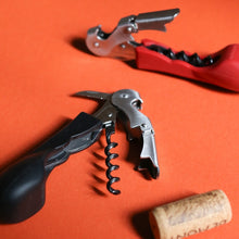 Load image into Gallery viewer, Ergonomic Silicone Handled Corkscrew | Wine Opener - Black
