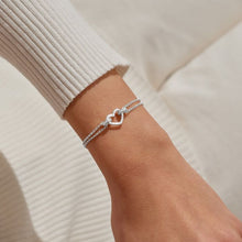 Load image into Gallery viewer, Evermore Heart Bracelet In Silver Plating
