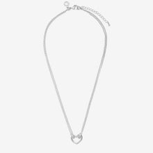 Load image into Gallery viewer, Evermore Heart Necklace In Silver Plating
