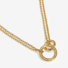 Load image into Gallery viewer, Evermore Linked Circles Necklace In Gold-Tone Plating
