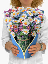 Load image into Gallery viewer, Field of Daisies - Pop Up Flower Bouquet
