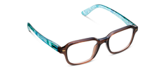 Load image into Gallery viewer, Fable Mocha/Turquoise Quartz- Peepers Readers
