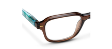 Load image into Gallery viewer, Fable Mocha/Turquoise Quartz- Peepers Readers
