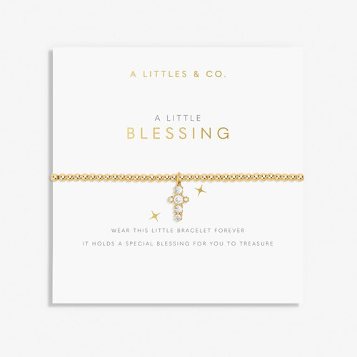 Faith A Little 'Blessing' Bracelet in Gold Plating
