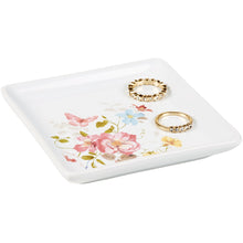 Load image into Gallery viewer, Florals Vanity Trinket Tray
