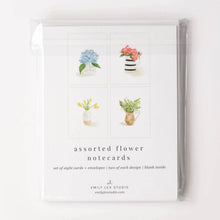Load image into Gallery viewer, Flower Assorted Notecard Set
