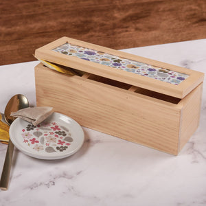Flowers Vanity Trinket Tray