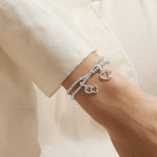 Load image into Gallery viewer, Forever Friends&#39; Linked Infinity Bracelets In Silver Plating
