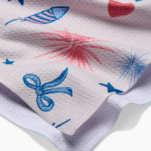 Load image into Gallery viewer, Freedom Kitchen Tea Towel by Geometry
