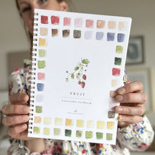 Load image into Gallery viewer, Fruit Watercolor Workbook and Watercolor Paint Set
