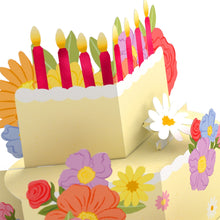Load image into Gallery viewer, Full Bloom Birthday Cake Lovepop Card
