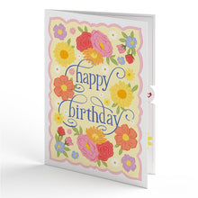 Load image into Gallery viewer, Full Bloom Birthday Cake Lovepop Card
