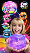 Load image into Gallery viewer, Fun Doh Jumbo Squishy Cubes
