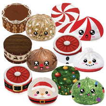 Load image into Gallery viewer, Fun Doh Merry Squishmas Christmas Dumpling Squishy Toy - Squishmas
