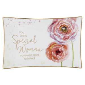 Special Woman Rectangle Trinket Tray