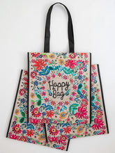 Load image into Gallery viewer, XL Tote - Happy Bag  Bright Florals
