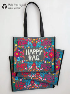 Large Tote - Happy Bag Charcoal