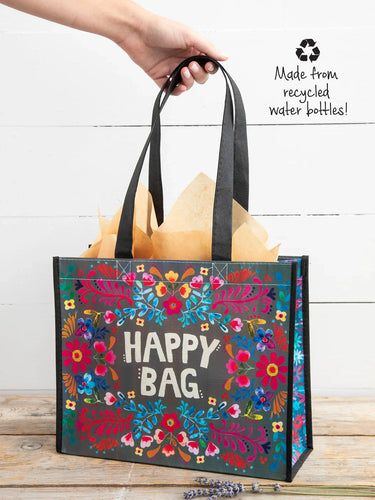 Large Tote - Happy Bag Charcoal