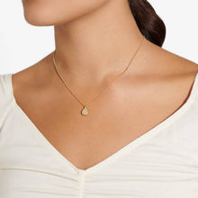 Load image into Gallery viewer, Gem Glow Teardrop CZ Necklace - Gold
