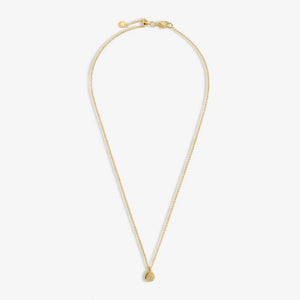 Gem Glow Teardrop CZ Necklace - Gold