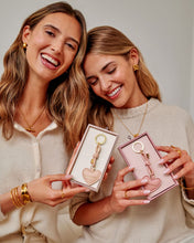 Load image into Gallery viewer, Gift Boxed Keychain &#39;Key To My Heart&#39; in Nude Pink
