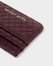 Load image into Gallery viewer, Gift Boxed Woven Keychain &amp; Card Holder - Cherry Woven
