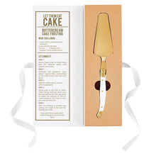 Load image into Gallery viewer, Gold Cake Server Book Box
