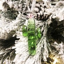 Load image into Gallery viewer, Green Quartz Crystal - Cactus Ornament
