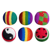 Load image into Gallery viewer, Hacky Sacks Extreme Retro Hand - Knitted Kick Pouch Footbag
