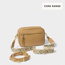 Load image into Gallery viewer, Hallie Crossbody Crossbody Bag with Double Straps - Camel
