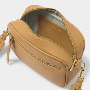 Hallie Crossbody Crossbody Bag with Double Straps - Camel