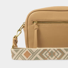 Load image into Gallery viewer, Hallie Crossbody Crossbody Bag with Double Straps - Camel

