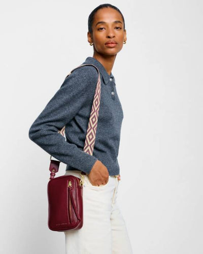 Hallie Small Crossbody Bag - Cherry