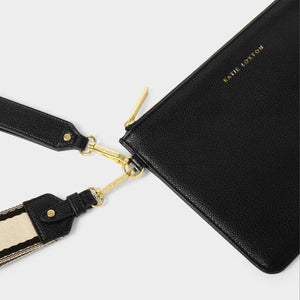 Hallie Wristlet Pouch - Black