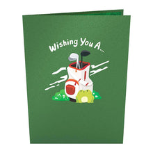 Load image into Gallery viewer, Happy Father's Day Golf Pop-Up Card
