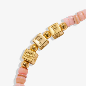 Happy Little Moments 'Besties Forever' Anklet In Gold-Tone Plating