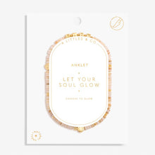 Load image into Gallery viewer, Happy Little Moments &#39;Let Your Soul Glow&#39; Anklet In Gold-Tone Plating
