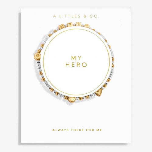 Happy Little Moments 'My Hero' Bracelet In Gold-Tone Plating