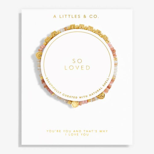 Happy Little Moments 'So Loved' Bracelet In Gold Plating